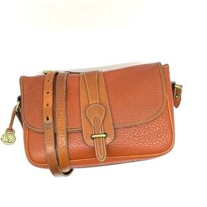 Dooney and Bourke Equestrian all weather leather tan crossbody bag